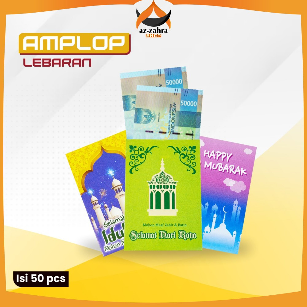 

Amplop THR Lebaran Isi 50PCS Motif Karakter Kartun / Set Angpao Uang Hari Raya Idul Fitri / Ampau Eid Mubarak Lucu Az Zahra Shop C823