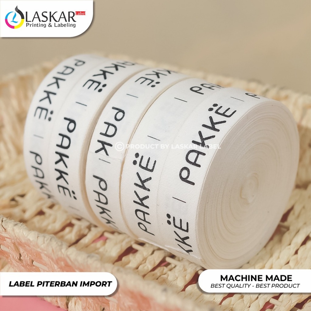 

100 pcs LABEL KATUN PREMIUM / label cotton/LABEL HIJAB / LAABEL GAMIS