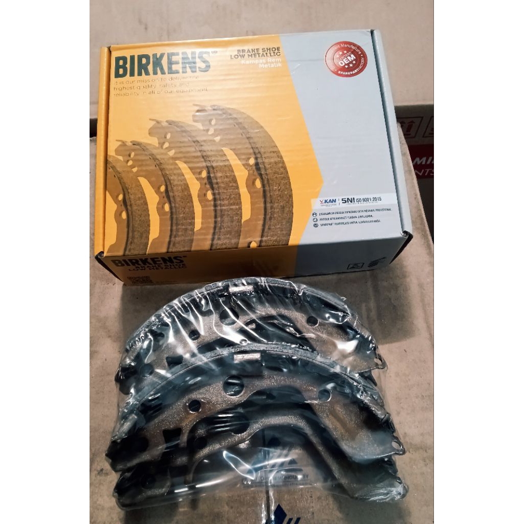 BIRKENS Kampas Rem Metalik HB-HBS-010 | HONDA City 2003-2007