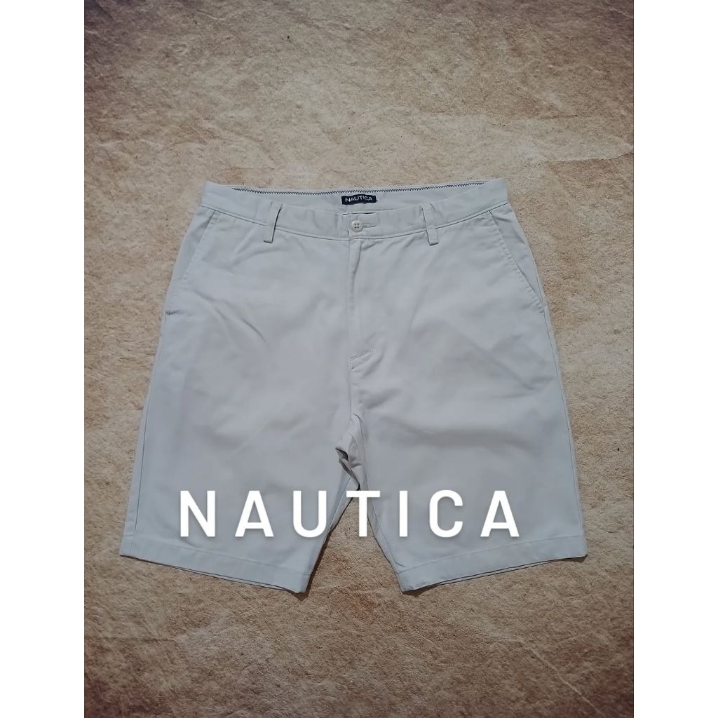 celana short pant NAUTICA bahan chino recomend bekas/second/preloved
