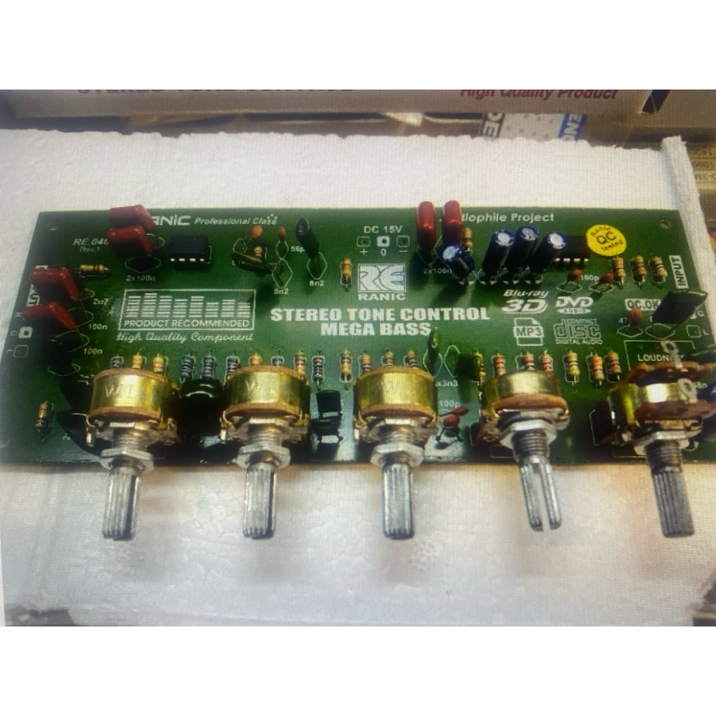 KIT TONE CONTROL STEREO MEGA BASS