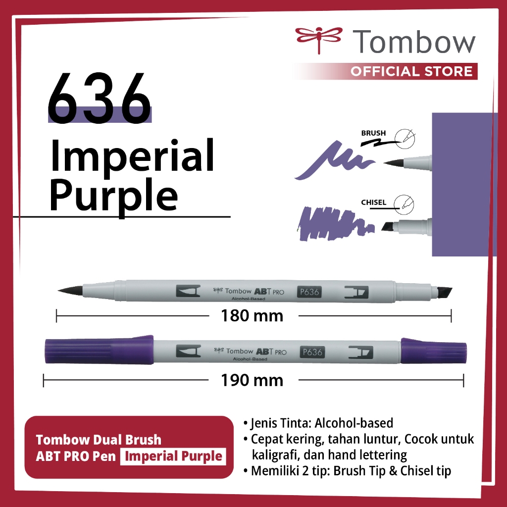 

Tombow Dual Brush ABT PRO Imperial Purple