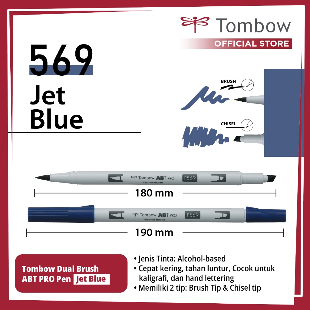 

Tombow Dual Brush ABT PRO Jet Blue