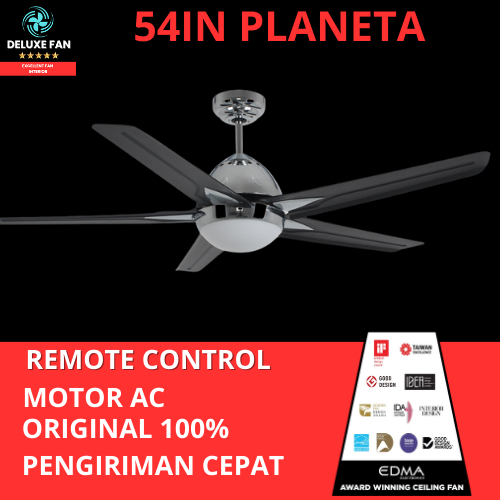 MT.EDMA EDMA PLANETA Kipas Angin Dekorasi Gantung Dengan Remote Control