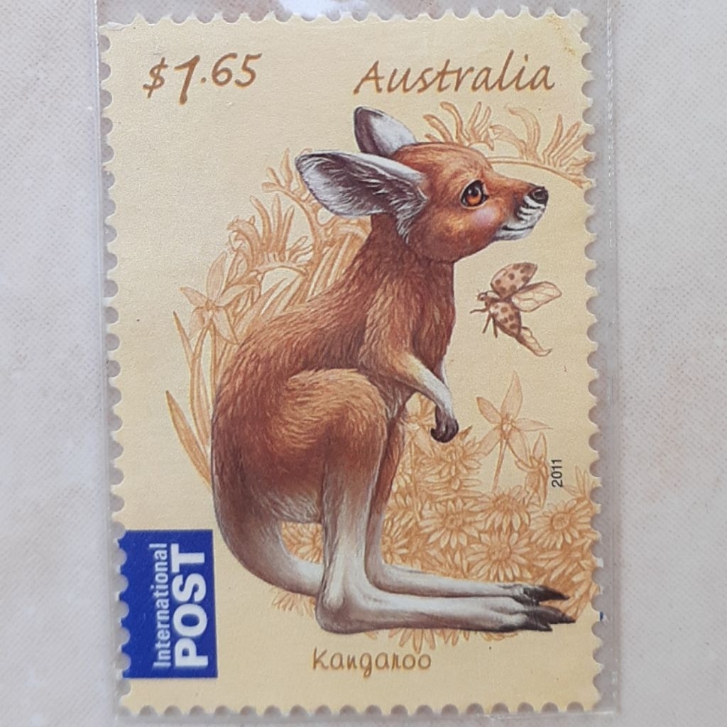 

Perangko Australia Australian Bush Babies (1st series) (Red Kangaroo (Osphranter rufus)) Tahun 2011