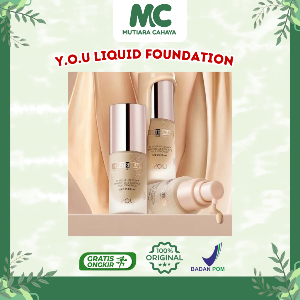 MC Official - Y.O.U NoutriWear+ Velvet Liquid Foundation | Y.O.U Liquid Foundation