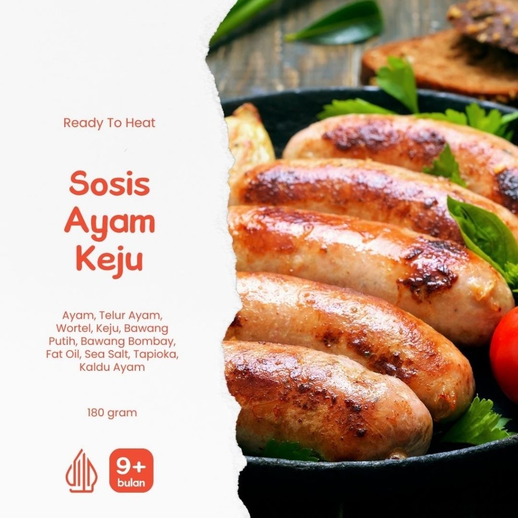 

Sosis Ayam Keju - Porsi Kecil