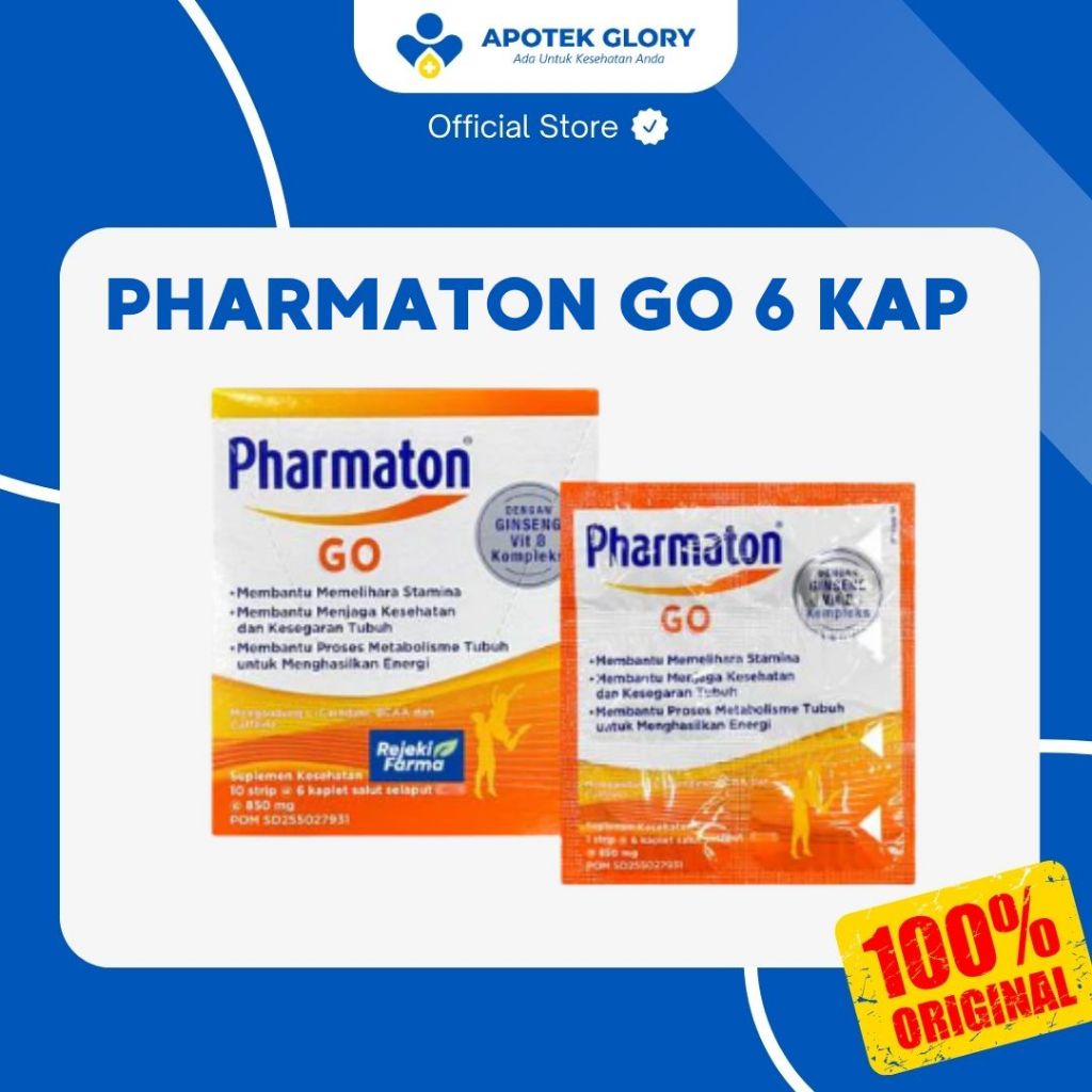 PHARMATON GO 6 KAPSUL (1 STRIP) // VITAMIN