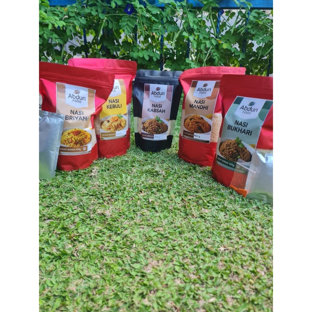 

Beras Basmati Plus Bumbu Bubuk Biryani Mandhi Kebuli Bukhori Kabsa 600 gram