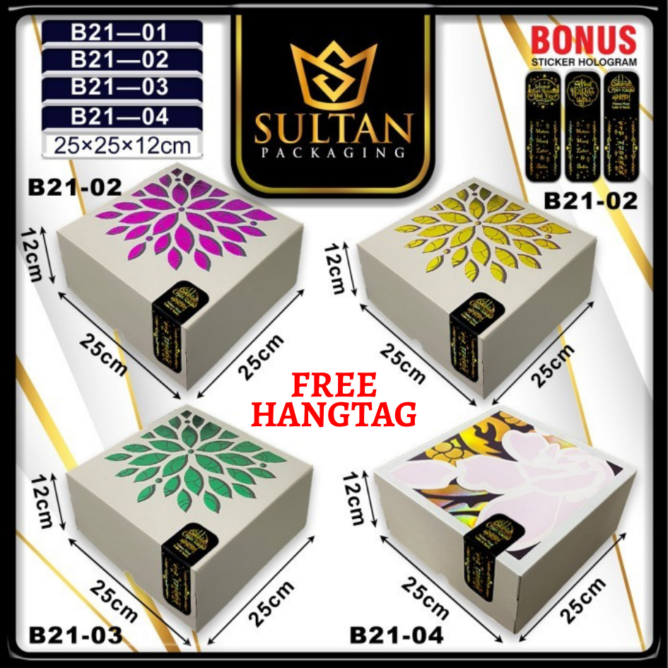 

Cake Box - Kotak Makanan - Box Makanan Foodgrade - B21