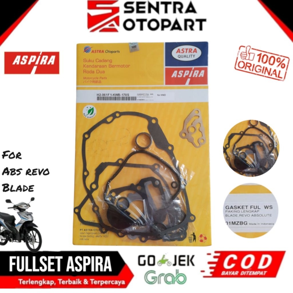 Fullset Absolute revo blade aspira