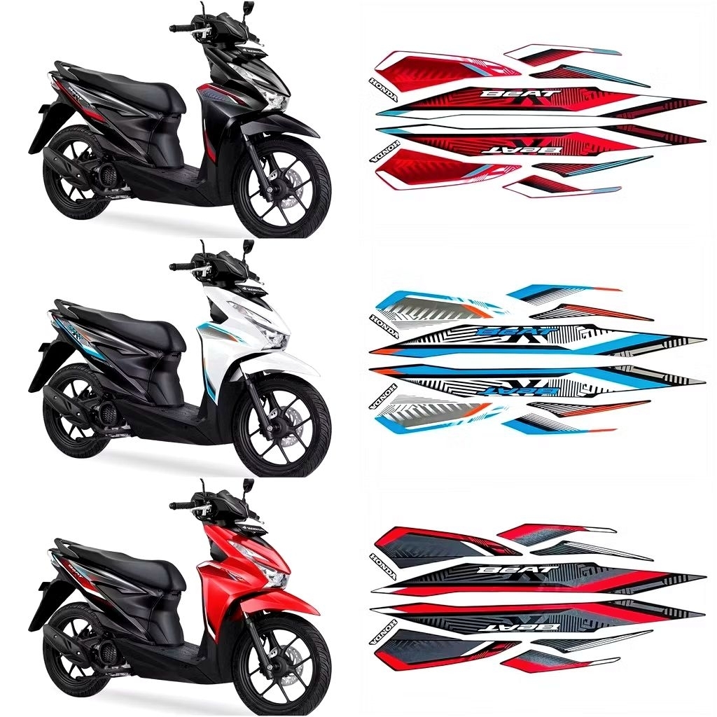 STRIPING LIS STICKER HONDA BEAT NEW 2025 BERKUALITAS TERBARU STIKER BEAT NEW 2025 TERBARU
