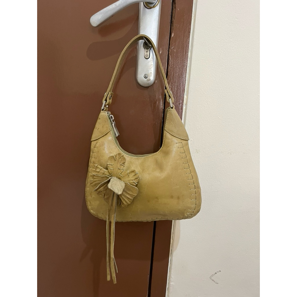 Tas Preloved Tas Ketek Vintage Kulit Asli Ssamzie