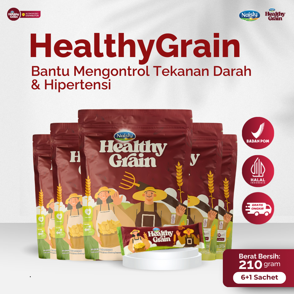 

HealthyGrain Multigrain Bantu Cegah Darah Tinggi 5 Pouch