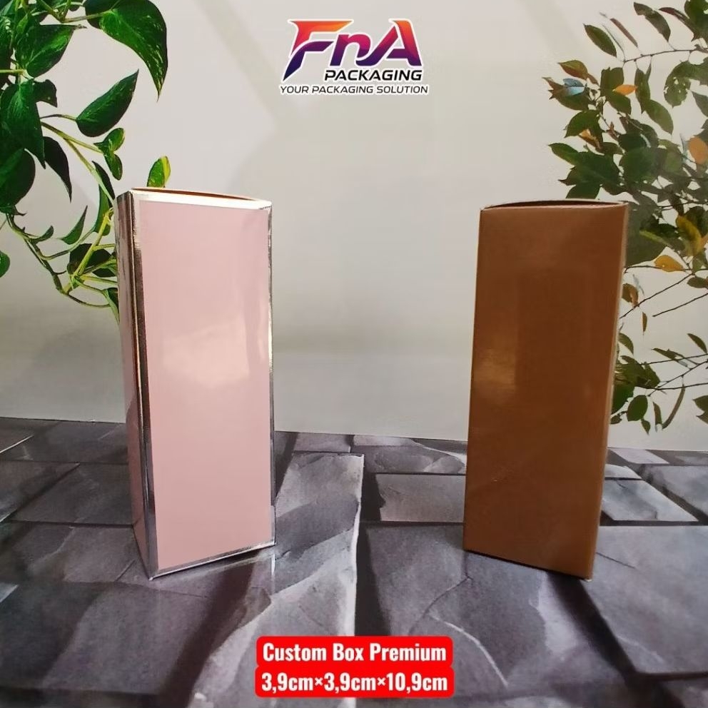 

Custom Box Parfum & SkinCare Premium(ukuran3,9cm×3,9cm×10,9cm)