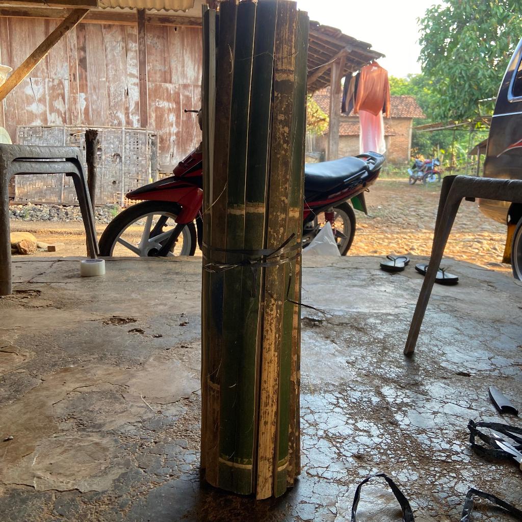 Bilah Bambu Ramah Lingkungan 5x40 cm | Bahan Kerajinan & Hiasan Natural