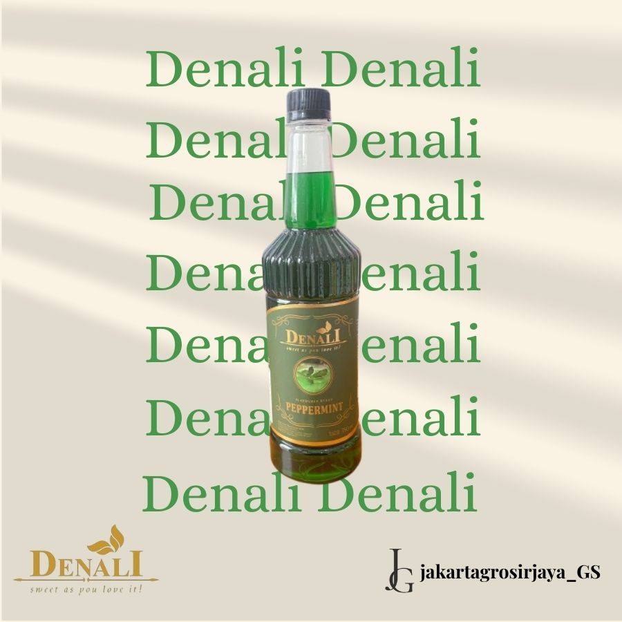 

DENALI SYRUP PEPPERMINT 750ML - SIRUP PEPPERMINT 750 MILI