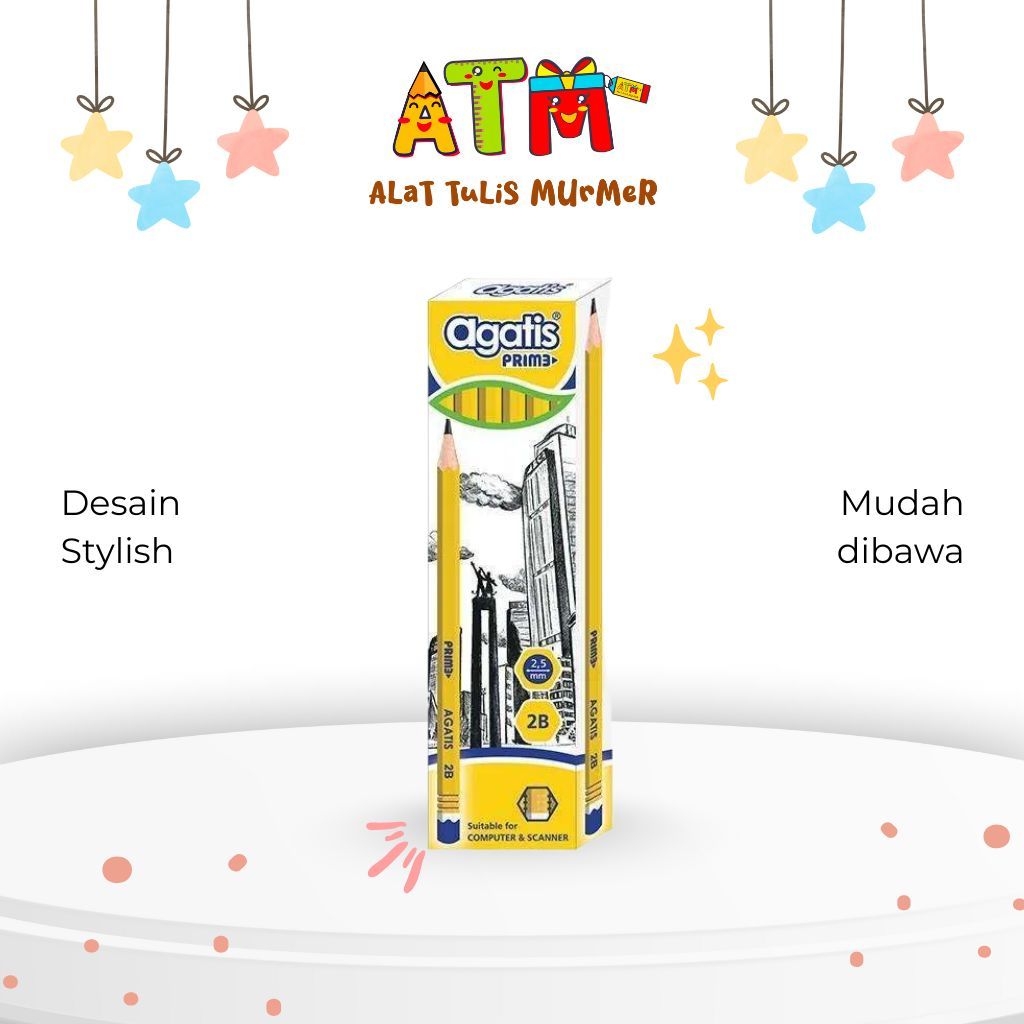 

pensil 2b/pensil ujian/pensil 2b/Pensil Serut Kayu Agatis Pensil 2B Prime Hijau / Pensil Agatis 2B Prime