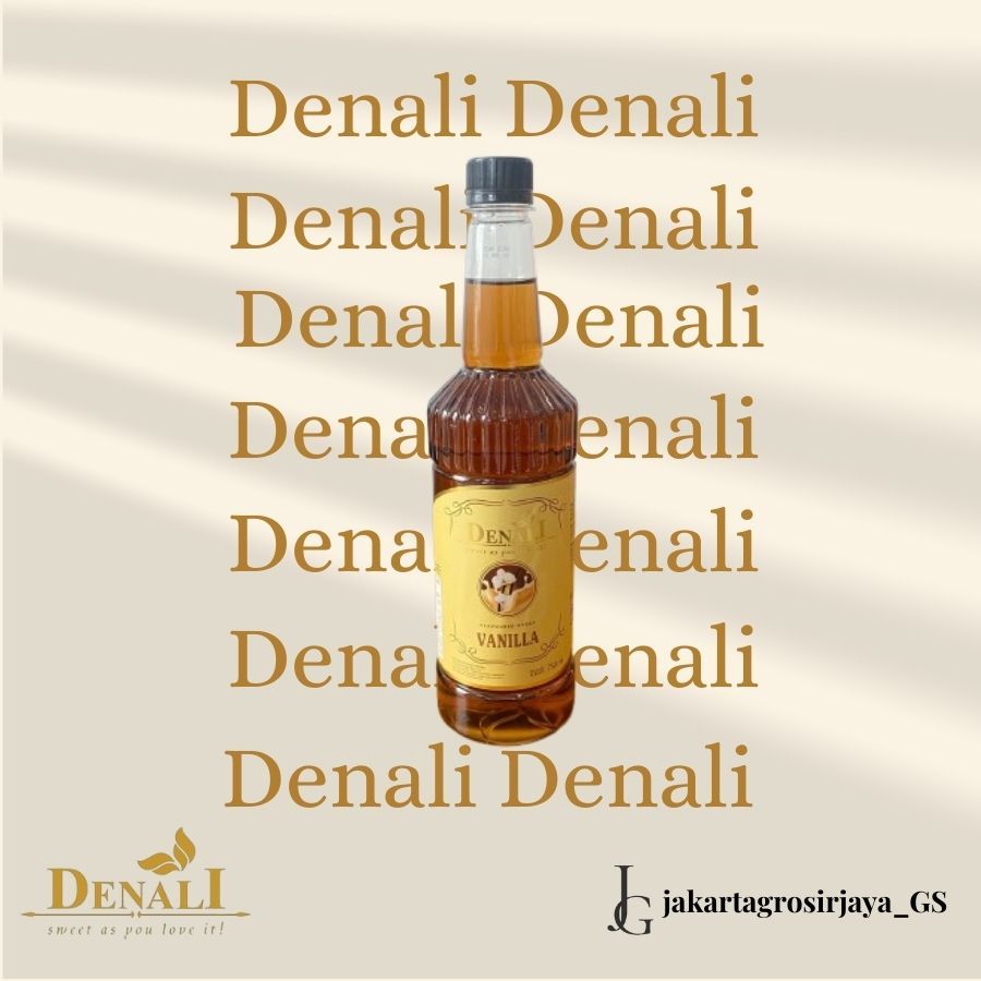 DENALI SYRUP VANILLA | SIRUP VANILA 750 ml - VANILA SIRUP 750 MILI