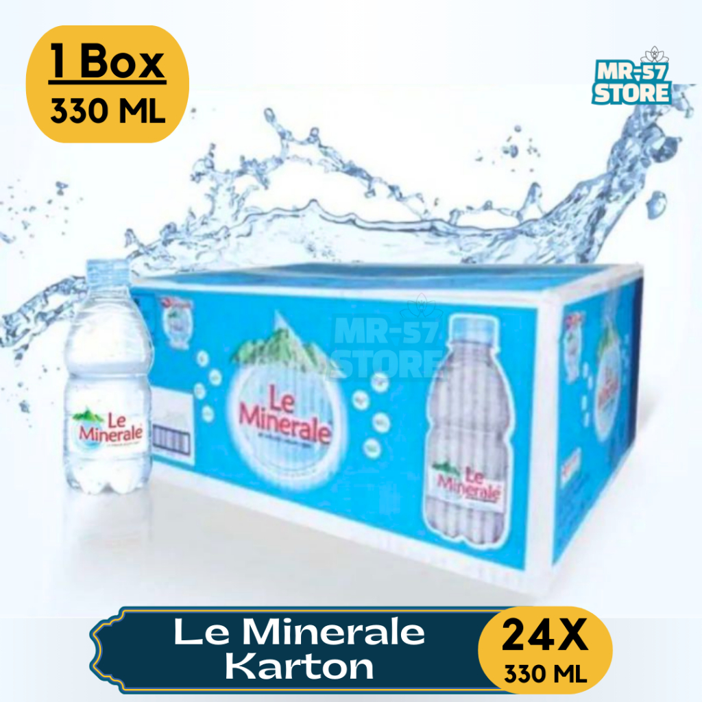 

LE MINERALE BOTOL 330ML PER DUS ISI 24 BOTOL/LE MINERALE BOTOL MINI