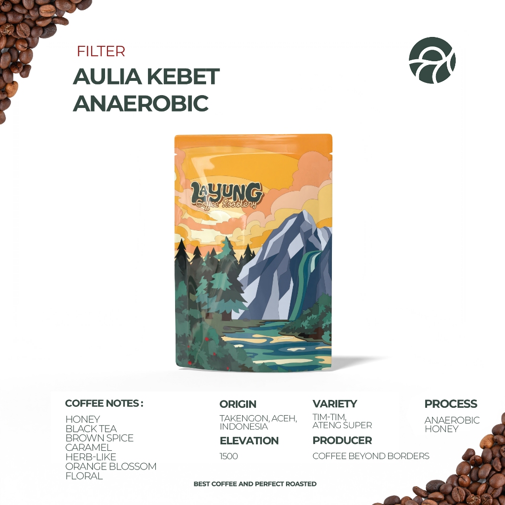 

Kopi AULIA KEBET ANAEROBIC - Filter Roast - 200gr