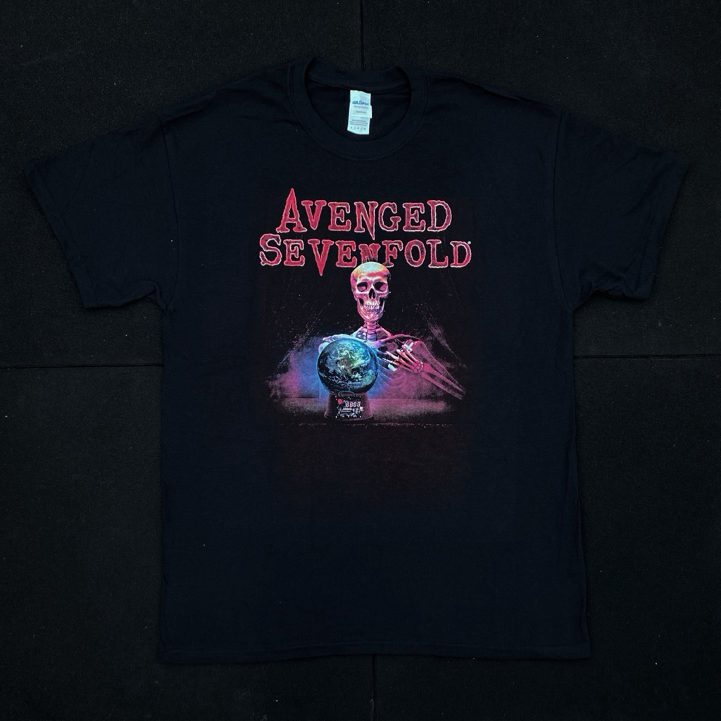 Tshirt Band Pria Wanita Avenged Sevenfold - Dead Earth Original Official