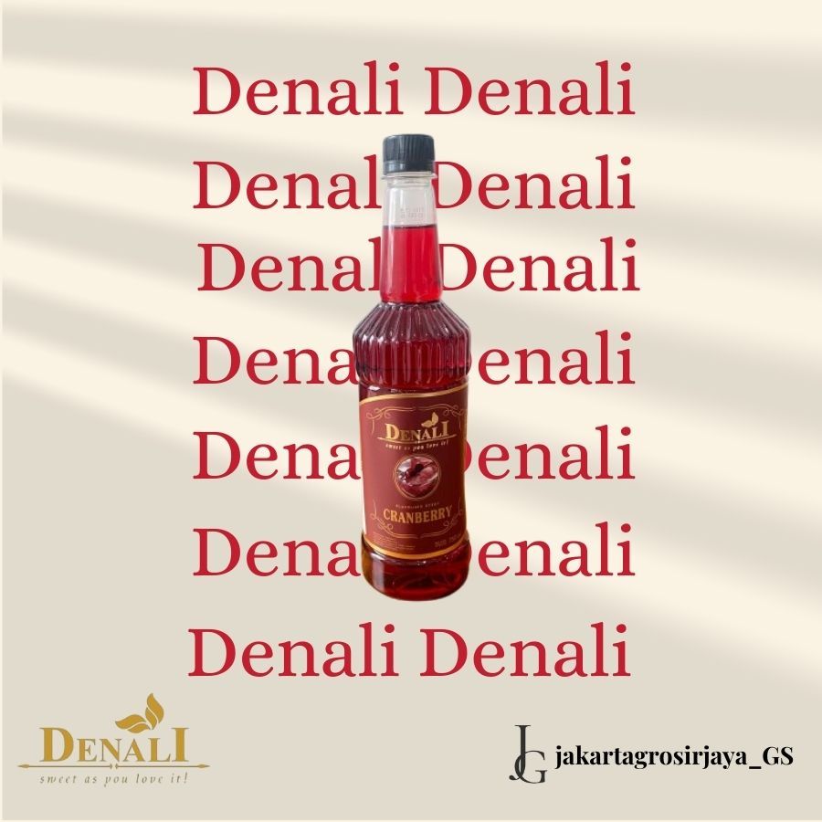 

CRANBERRY SYRUP DENALI 750ML