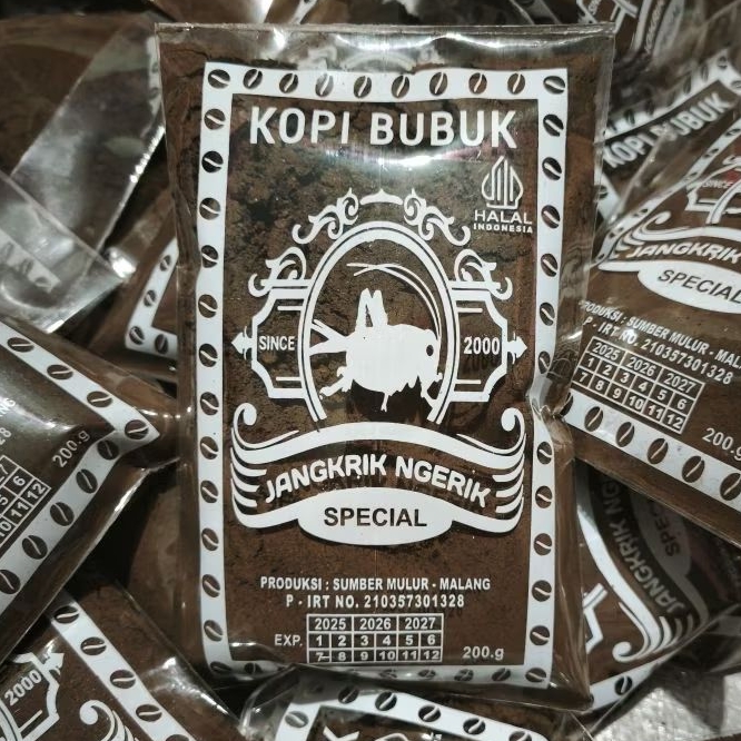 

[ABAH.85] Kopi Bubuk Jangkrik Ngerik / Kopi Bubuk Racik / Kopi Murah Enak Asli Malang