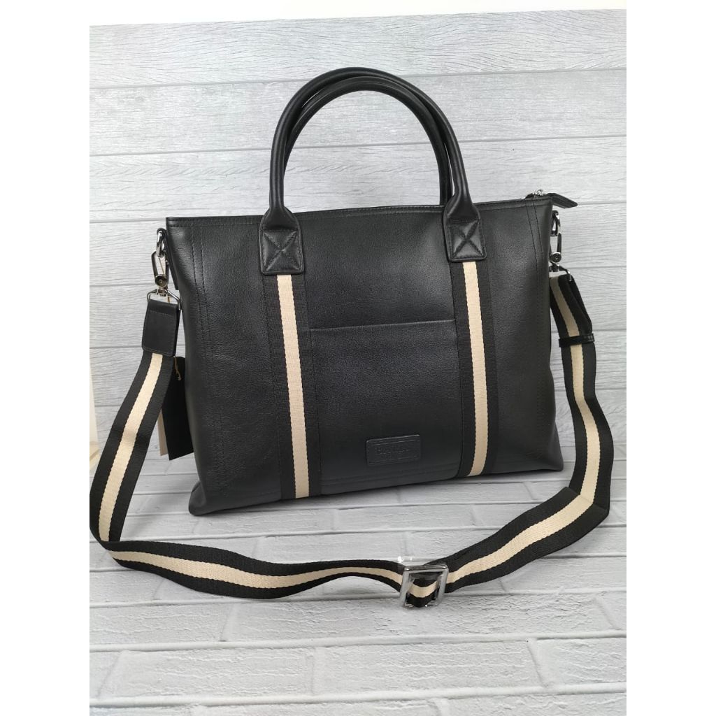TAS KANTOR BALLY BRIEFCASE BRANDED DOKUMEN IMPORT SUPER VIP
