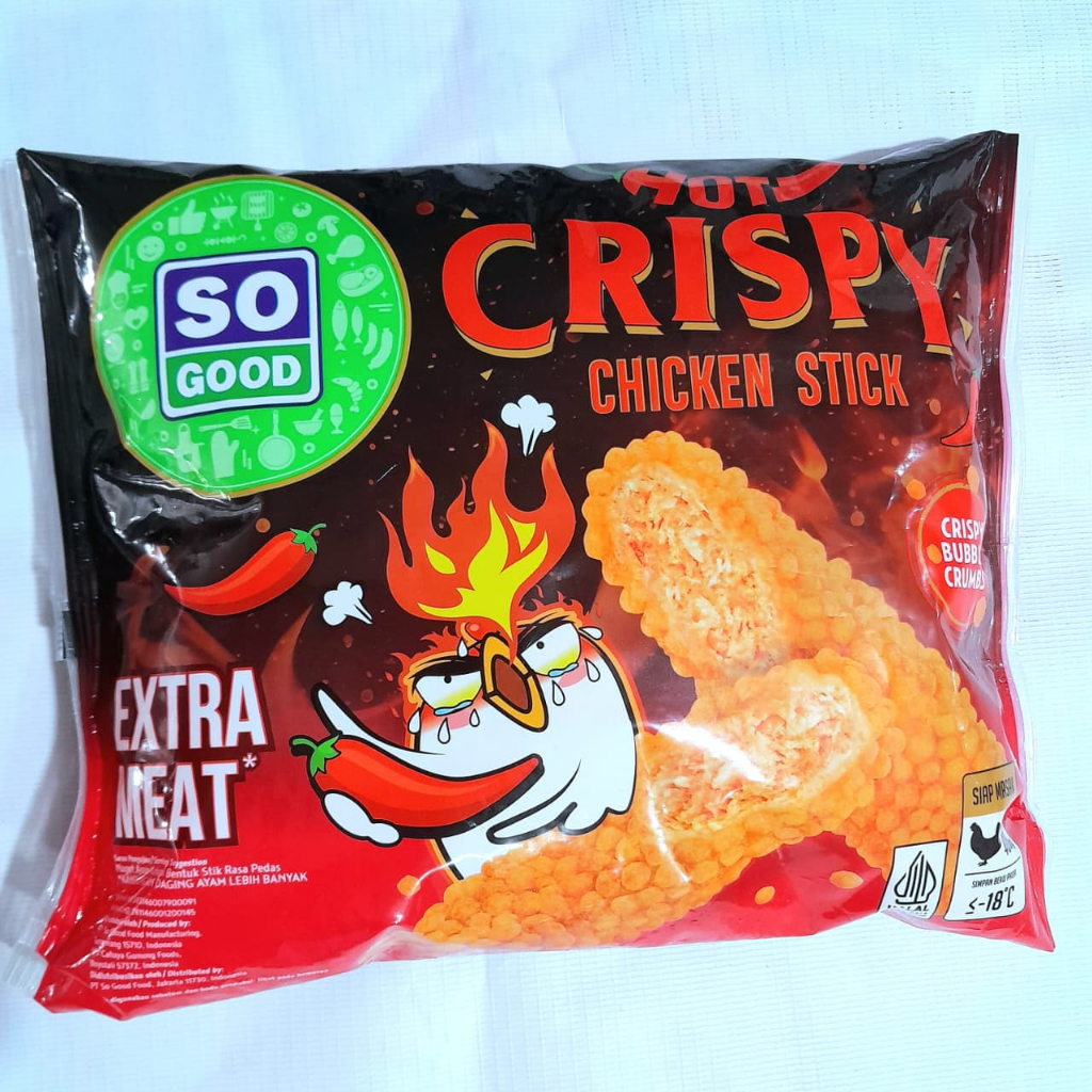 

So Good Hot Crispy Chicken Stick 400gr Extra Meat