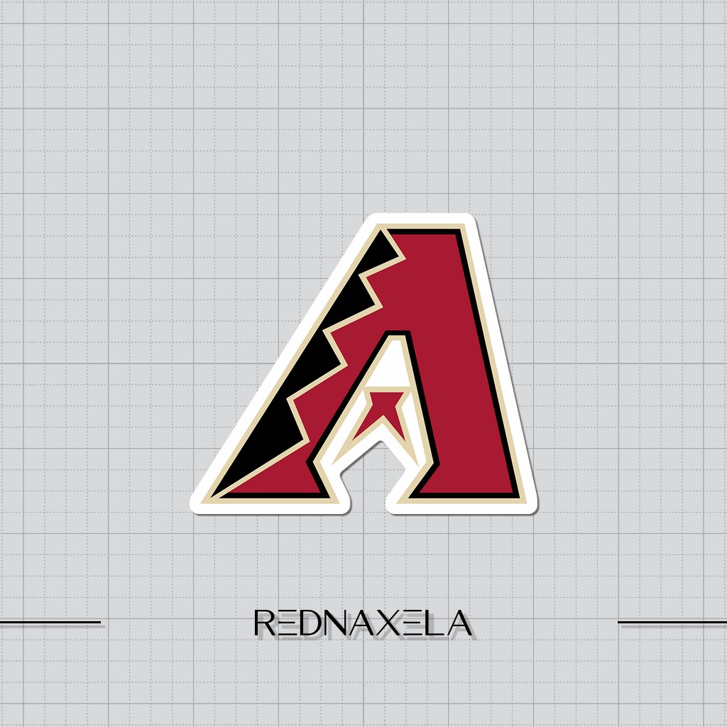 

Stiker Vinyl Arizona Diamond Backs Logo #1 Baseball Stiker Koper Outdoor Stiker Laptop Waterproof Sticker