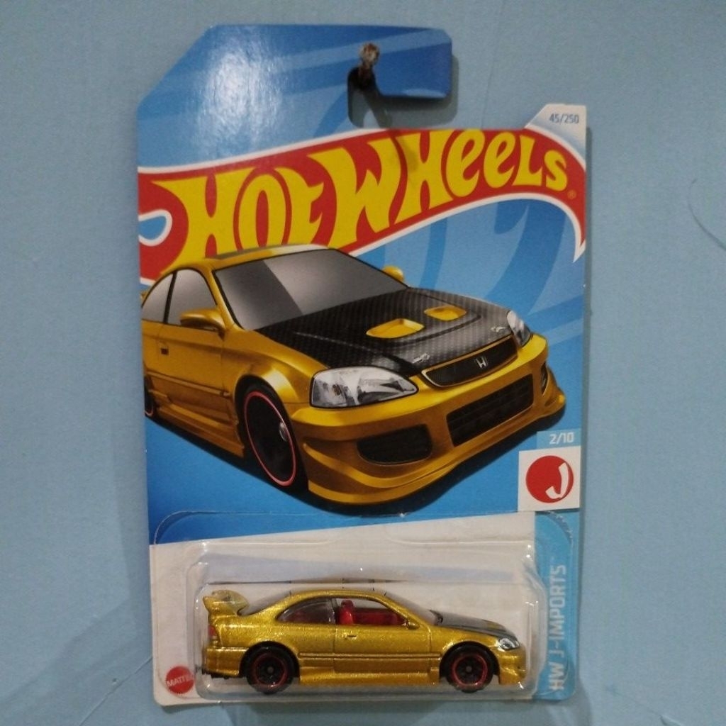 Hotwheels Honda Civic Si Gold JDM  - HW J Imports