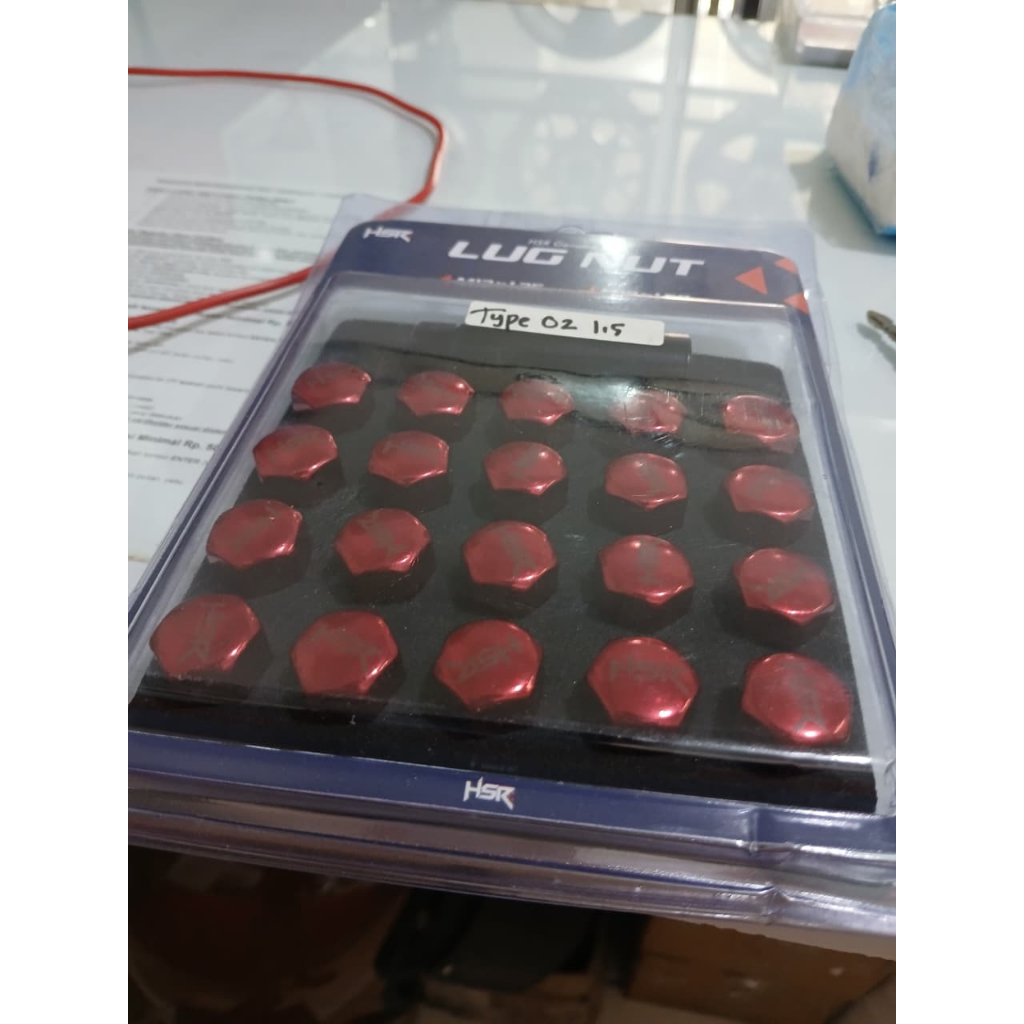 Lugnut/ Mur Baut Roda Variasi Velg Racing Mobil HSR WHEEL