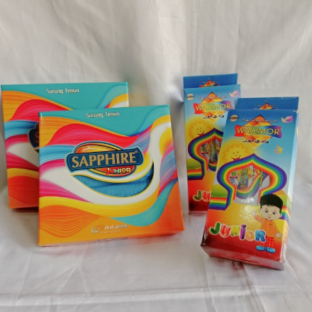 Sarung junior wadimor + junior sapphire sarung anak laki laki original