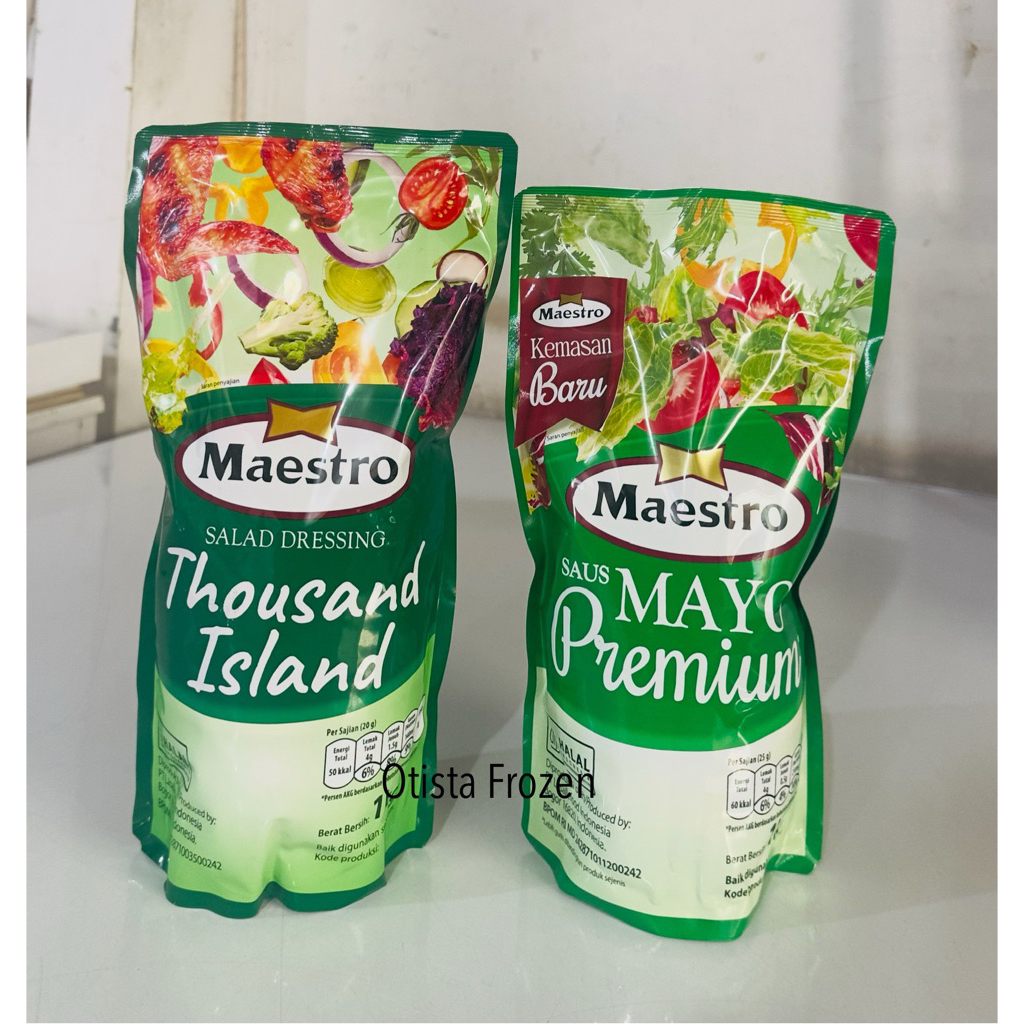 

MAESTRO MAYONAIS 1 KG / MAESTRO THOUSAND ISLAND 1 KG