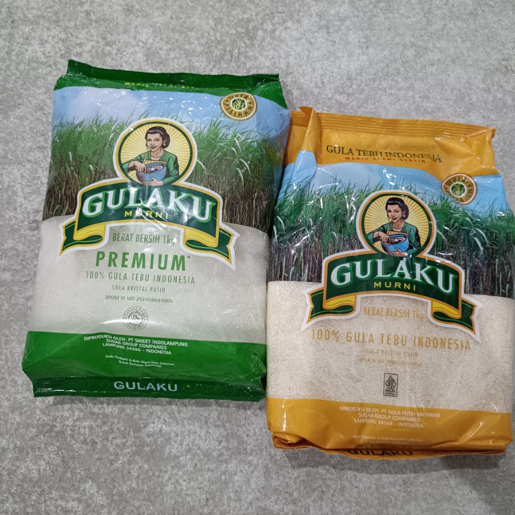 

Toko Bintang Juara Gulaku Gula Tebu Kuning, Putih Premium Pack 1000g