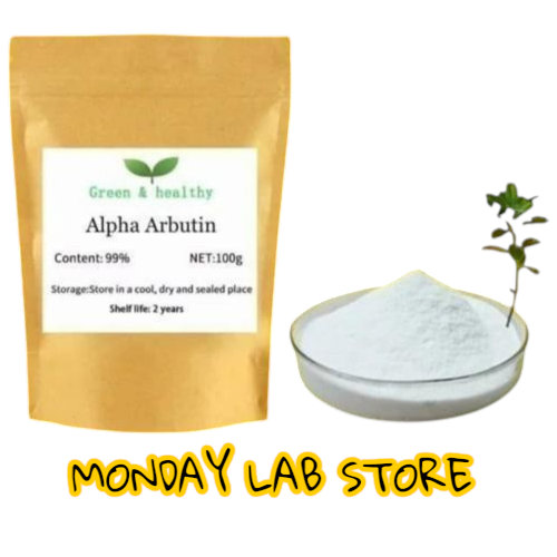 Alpha Arbutin Powder 100 gram Whitening Agent Alpha Arbuitn 100 gram