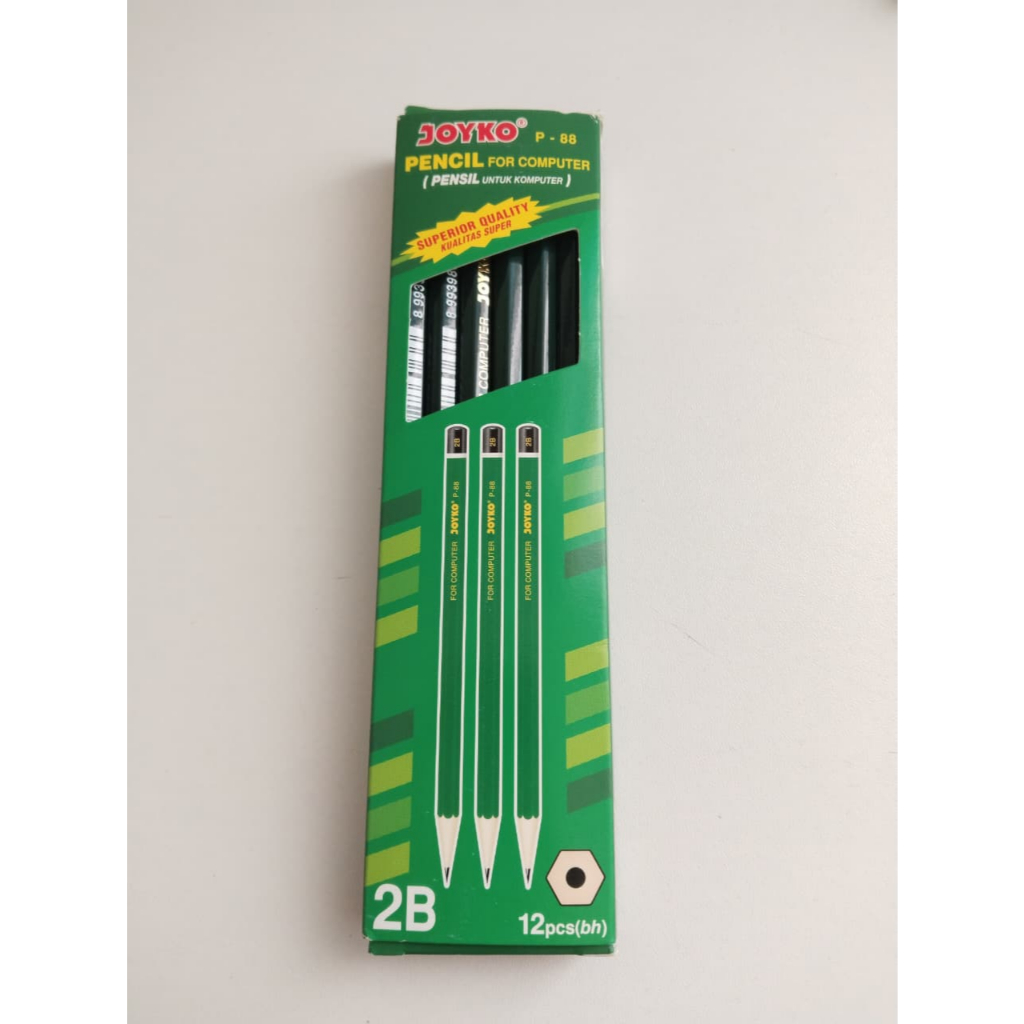 

PENSIL JOYKO 2B P 88 / PENCIL KOMPUTER UJIAN (12pcs)