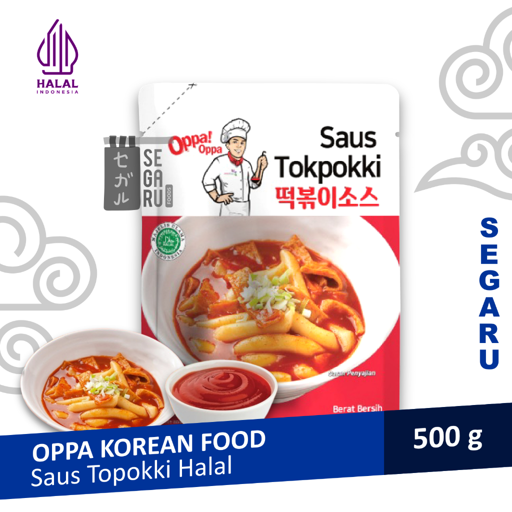 

Bumbu Saus Topokki Tokpoki Tteokbokki Tokpokki Odeng OPPA Halal 500gr