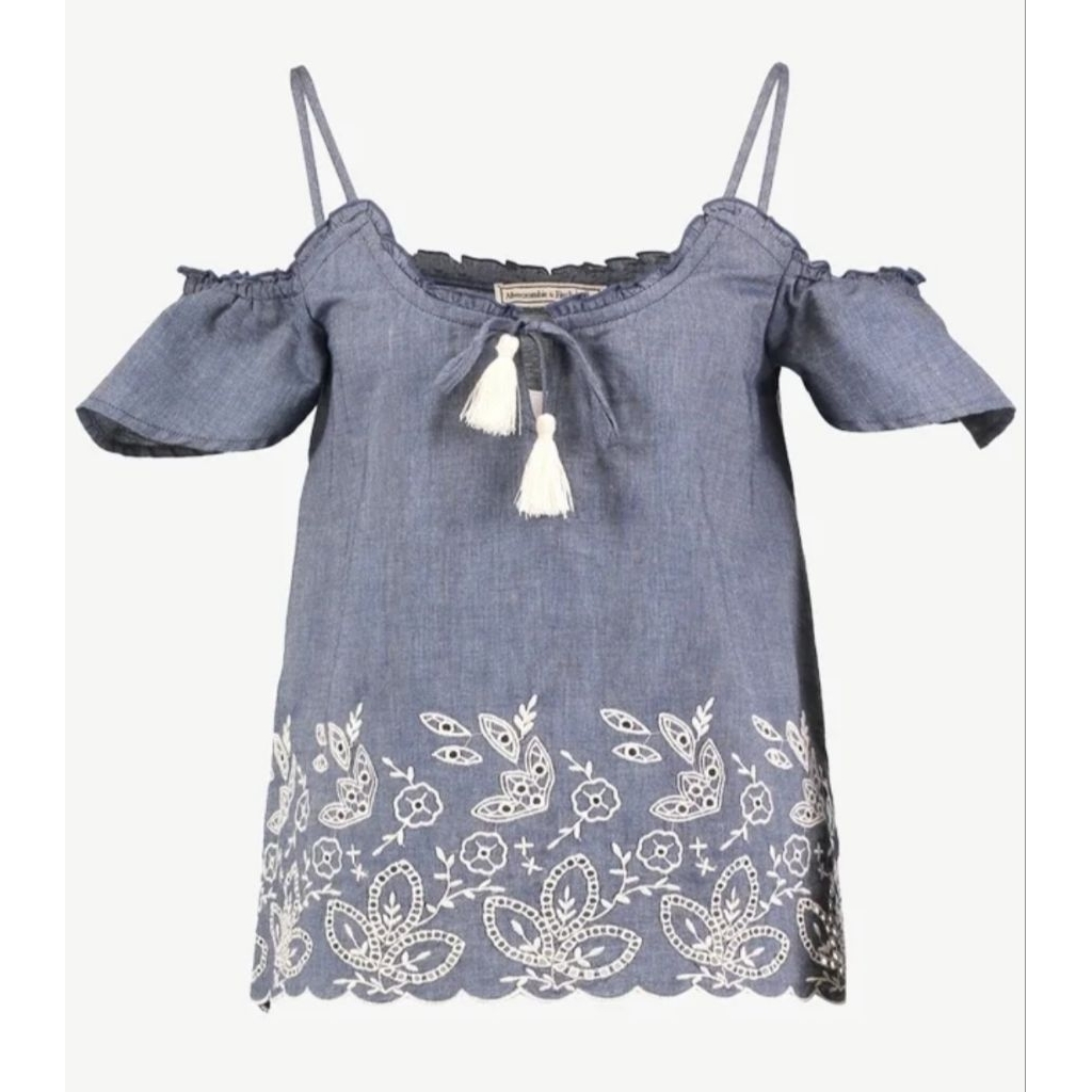 ABERCROMBIE & FITCH top bordir