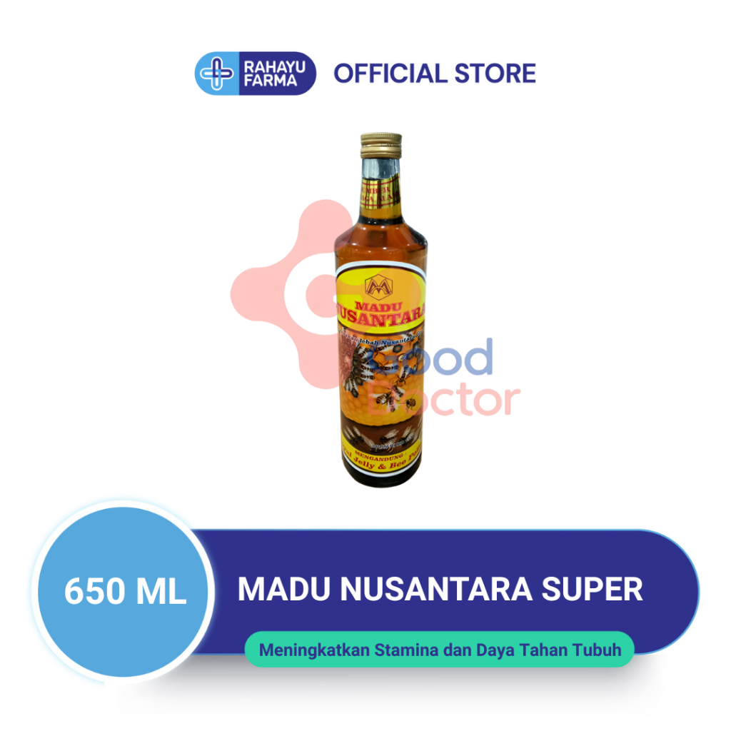 

MADU NUSANTARA SUPER 650 ML - Madu Nusantara Super 650ml Original 100% Royal Jelly