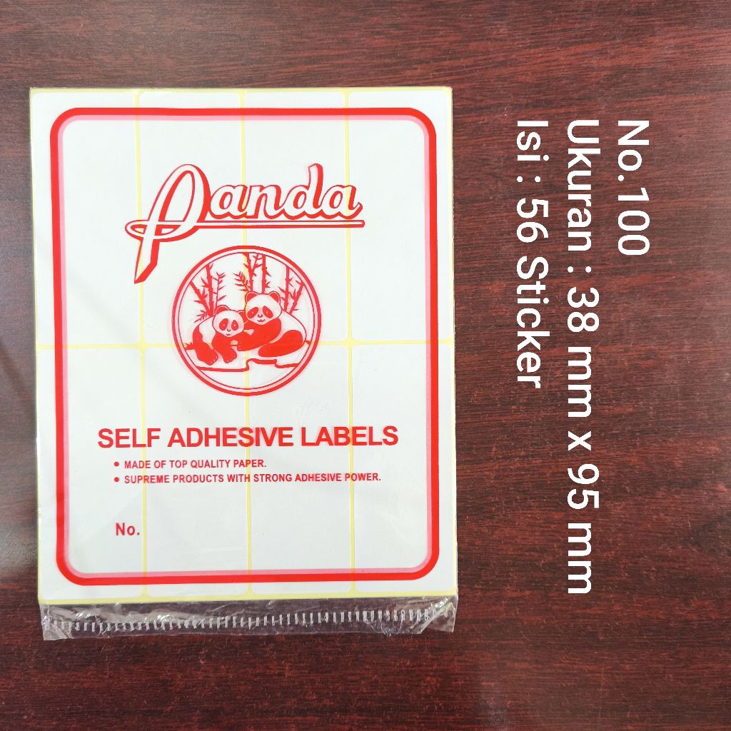 

Label 100 Sticker Undangan (38 x 100mm)