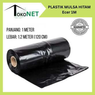 Plastik Mulsa Hitam Perak Mulsa Perkebunan Mulsa Ecer Mulsa 1 Meter
