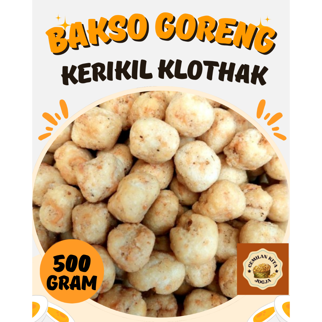 

Bakso Goreng Kerikil klothak Gurih 250 Gram
