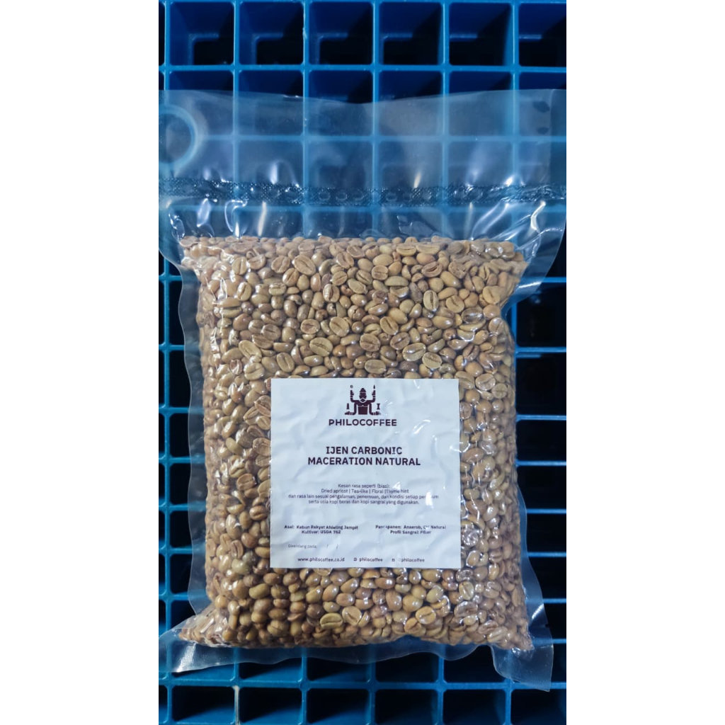 

Green Beans Ijen Lestari Carbonic Maceration Natural | Apricot Sense Arabika Coffee