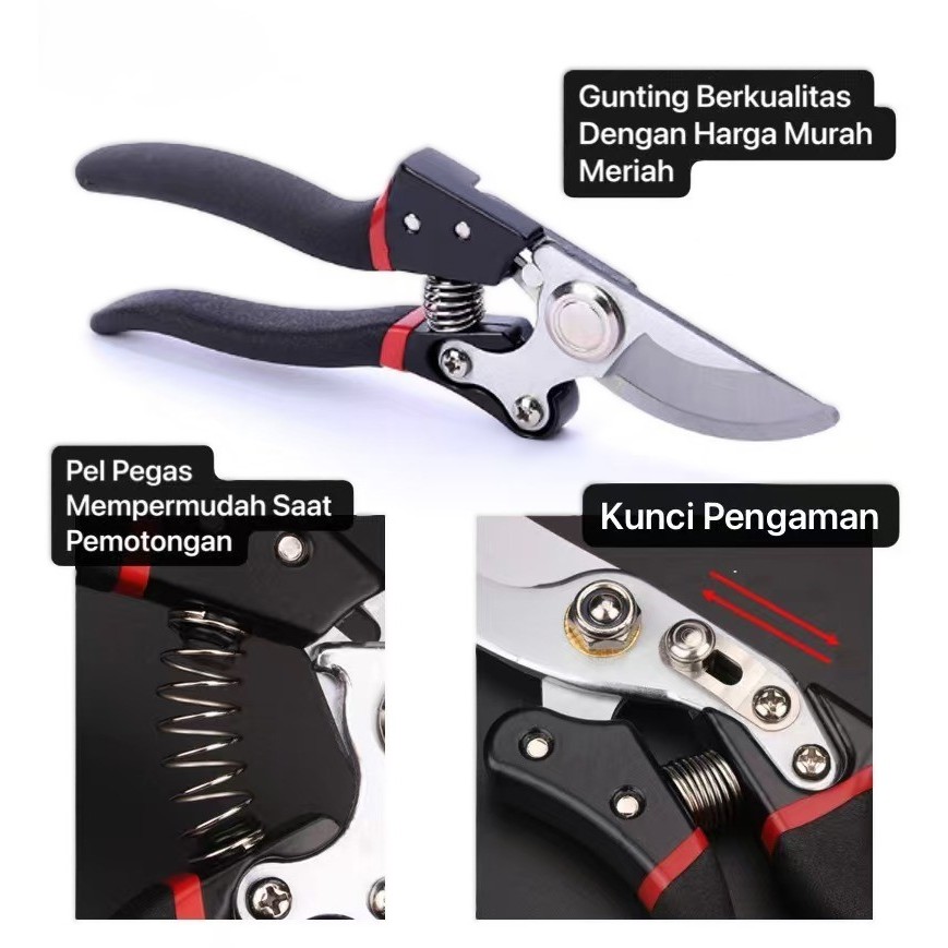 

KBN-10 Gunting Baja Karbon SK5 Tajam Tahan Lama