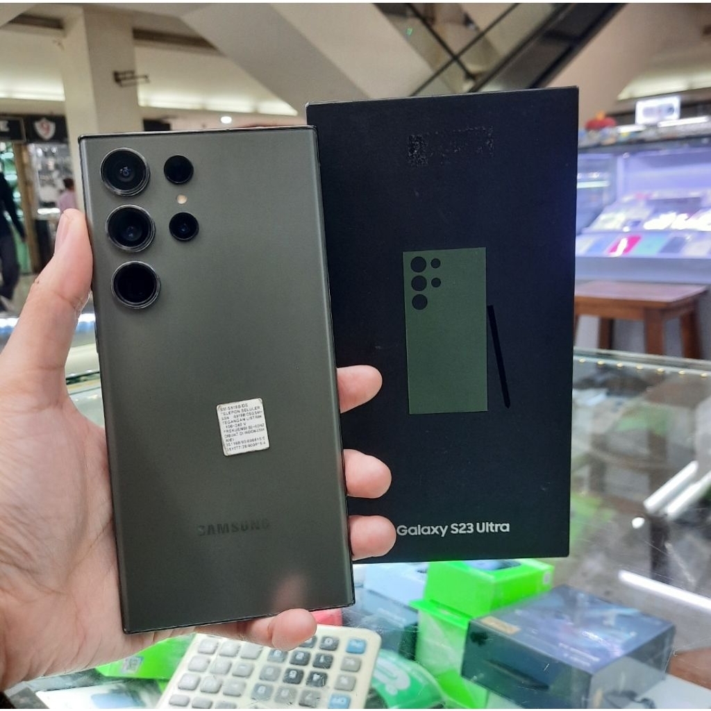 Samsung Galaxy S23 Ultra 12/256 GB - Green - Bekas Garansi Resmi SEIN - Second
