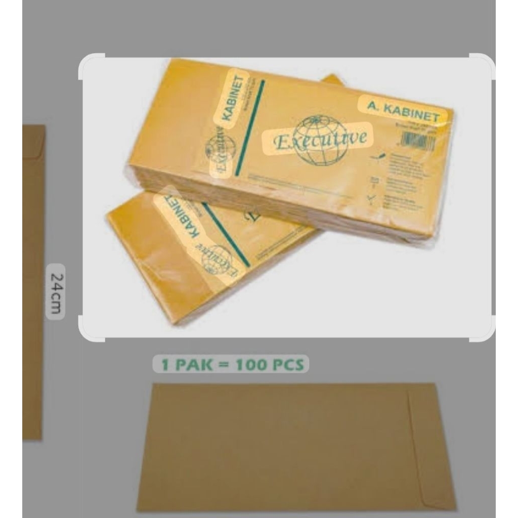 

Amplop coklat kabinet executive