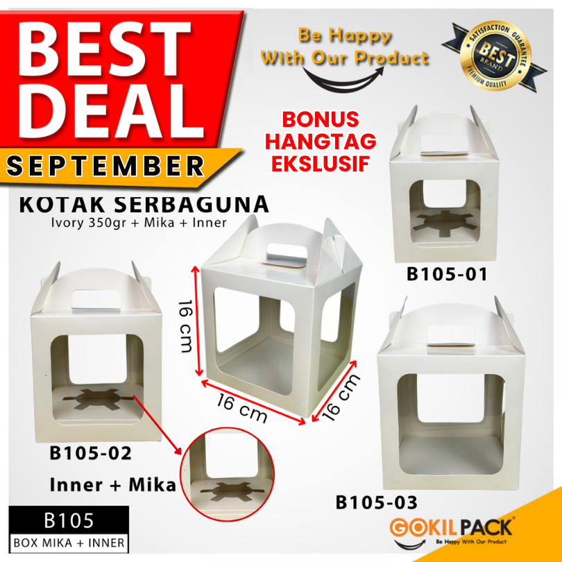 

Box Hamper - Gable Box - Kotak Serbaguna - B105