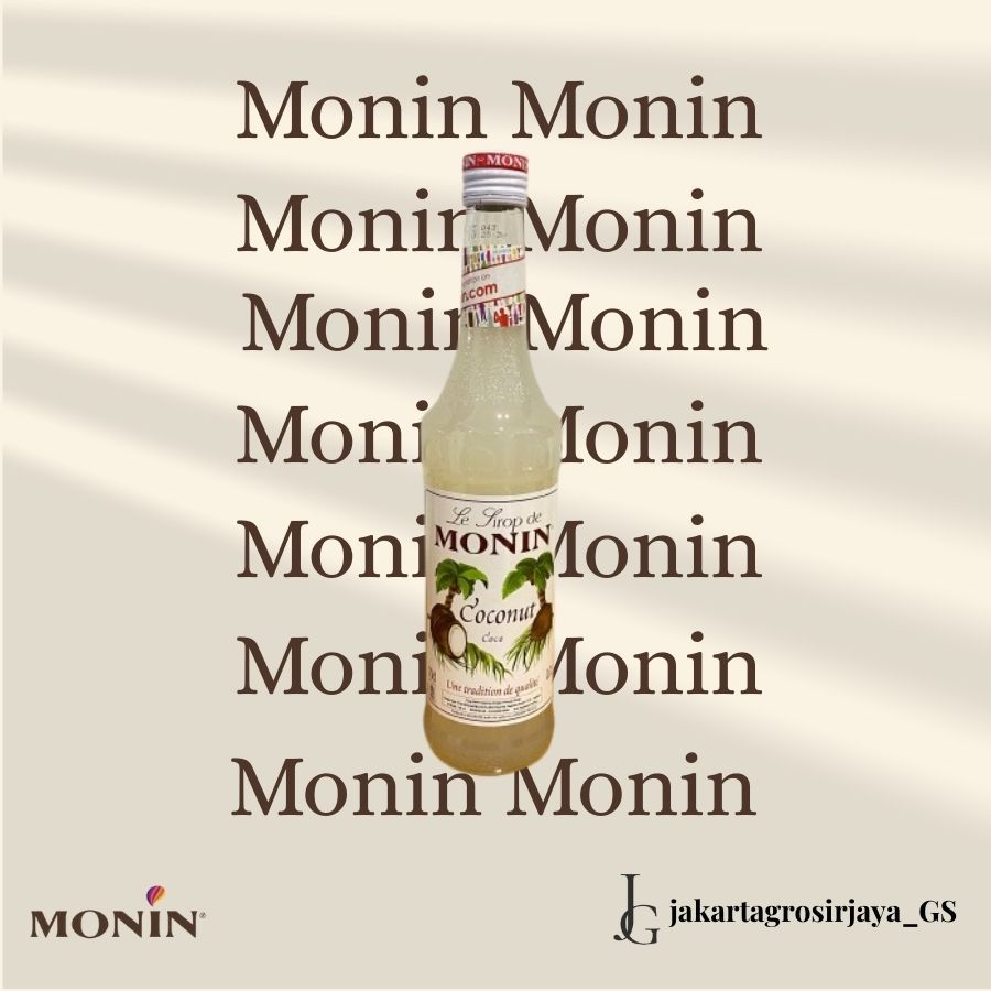 

SYRUP MONIN COCONUT 700 ml SIRUP - MONIN KELAPA 700 MILI